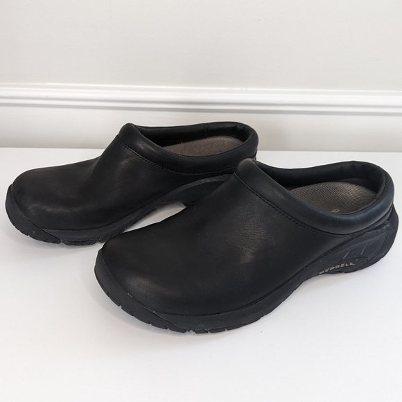 Merrell Shoes - Merrell Women's Slip On Clogs 🍃 Encore Nova Black Leather - Sz 5.5